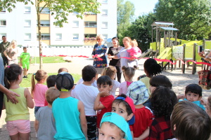 Einweihung Spielplatz Königsbruch Einweihung Spielplatz Königsbruch