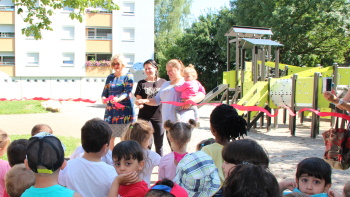 Einweihung Spielplatz Königsbruch Einweihung Spielplatz Königsbruch