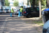 Siedlung Cleanup Day 2023 im unteren Malstatt, Stromstraße Siedlung Cleanup Day 2023 im unteren Malstatt, Stromstraße