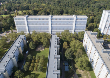 Die Arbeiten am Dreizehngeschosser Königsbruch 1-5 wurden kürzlich beendet Image
